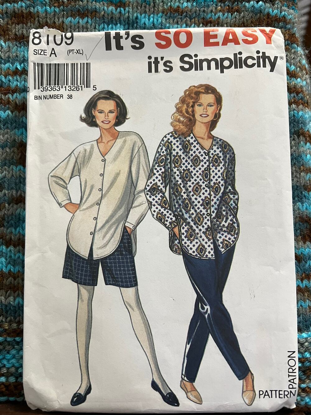 Simplicity 8109 top pants pattern size XS-XL